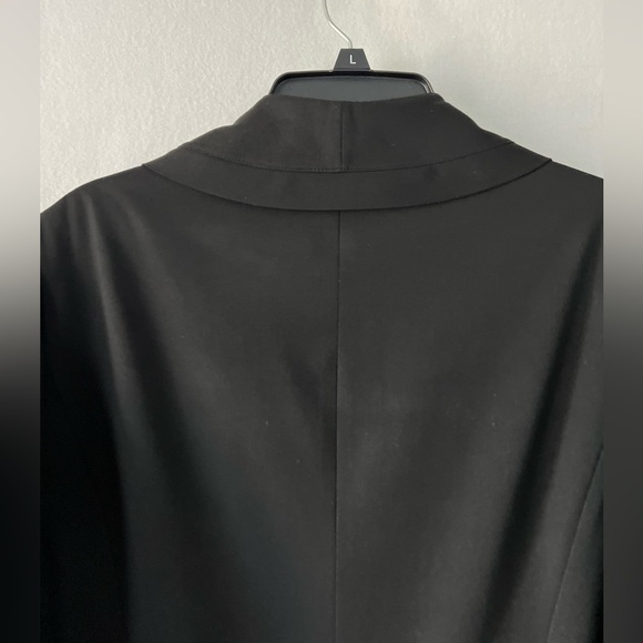 Nine West Size 14W Black Dress Jacket with Shoulder Pads - Picture 2 of 14